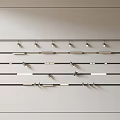 Modern Minimalist Downlight Spotlight Magnetic Suction Track Spotlight Extra-mounted Steering Spotlight Linear Lamp Internal Embedded Spotlight Grid Lamp 3d model