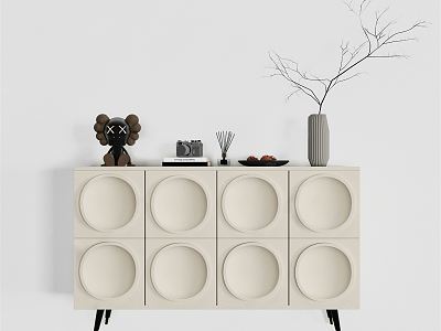 Modern Side Cabinet Decorative Cabinet model