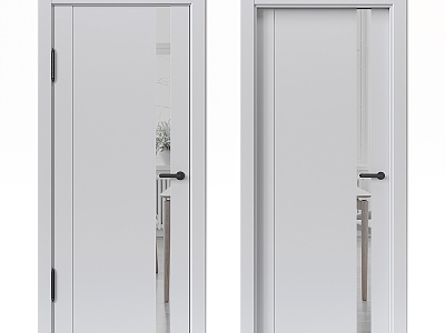 Simple Room Door Single Door Simple Room Door Single Door 3d model