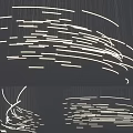 Modern Artistic Chandelier Design With Sleek Hanging Lines And Contemporary Interior