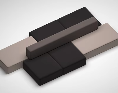 Modern Multiplayer Sofa Sofa 3d model Modern Multiplayer Sofa Sofa 3d model