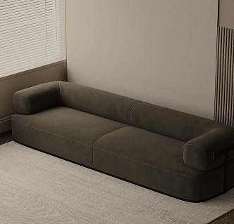 Three-seat sofa 3d model