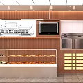 Century Old Dessert Shop Interior With Modern Decor Display Cases And Fresh Pastries