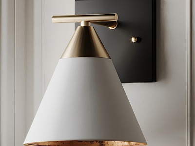 European-style wall lamps 3d model