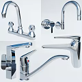 Modern Chrome Faucets With Different Designs For Kitchen And Bathroom Use