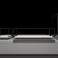 Minimalist Display Shelves And Showcases With Open Frames And Multiple Platforms