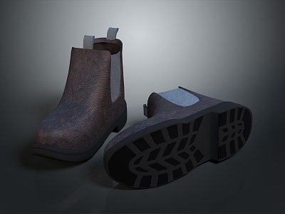 Cotton Shoes Warm Shoes Cold Shoes Realistic Model Cartoon Model PBR Model Game Model model