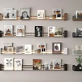 Modern Bookshelf 3d model