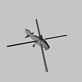 Military Combat Helicopter With Modern Angular Design Rotor Blades Landing Gear And Missile Attachments