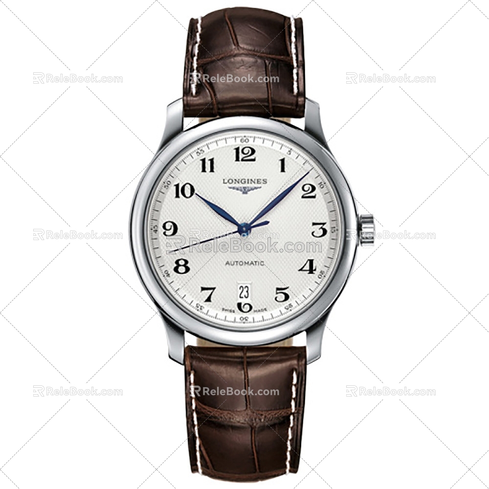 Modern Watch Qin Mechanical Watch Wrist Watch 3d model