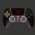 gamepad wireless gamepad game console accessories gamepad gamepad 3d model