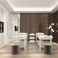 Luxury SPA Sauna Interior With Massage Tables Wooden Walls And Modern Ambient Lighting