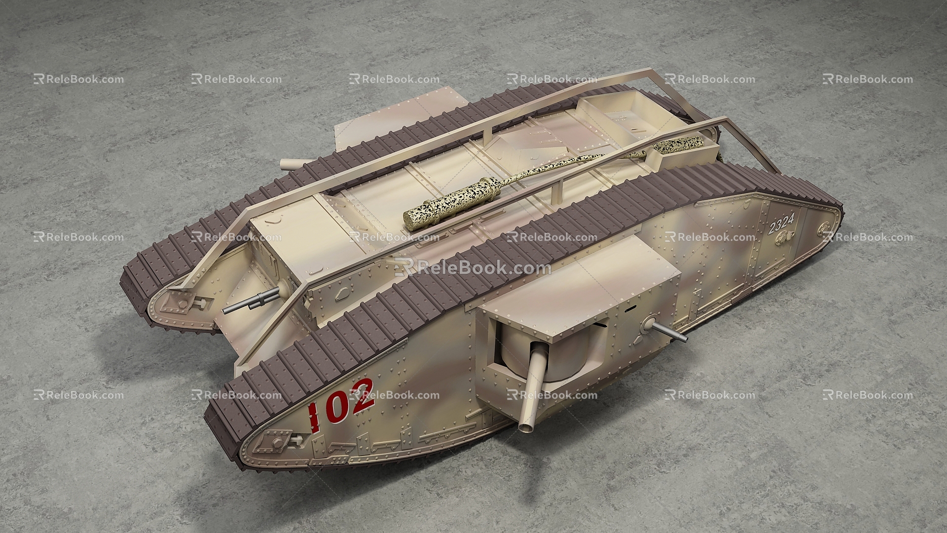 Modern Tanks 3d model