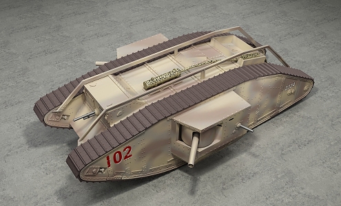 Modern Tanks 3d model