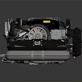 modern engine 3d model
