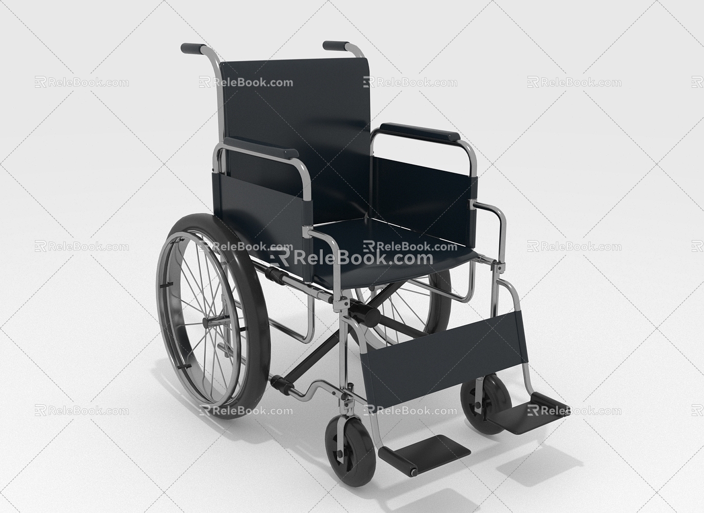 Modern Wheelchair 3d model