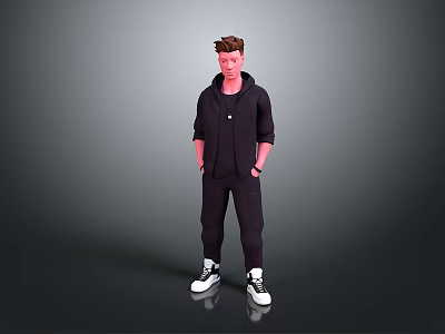 Men Handsome Men Young Teenagers Male Characters Boy Realistic Men 3d model