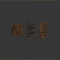 Rustic Wooden Storage Crates With Open And Closed Designs And Removable Lid