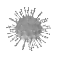 Modern virus 3d model