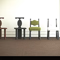 Modern Dining Chairs with Various Designs Unique Backrests and Upholstered Seats