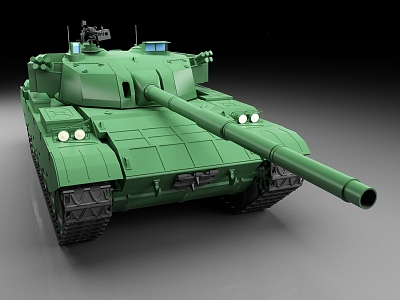 Tank 80 main station tank 3d model