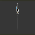 Modern Sword Engine Sword Mechanical Sword Officer Sword 3d model