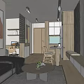 Modern Apartment 3d model