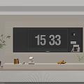 Modern TV Wall Design With Ambient Lighting Storage Cabinets And Indoor Plants