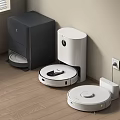 Smart Machines For Home Cleaning Featuring Robot Vacuum And Dust Collection Base