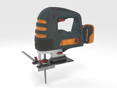 Professional Jigsaw Power Tool for Efficient Cutting in Wood and Metal 3d model