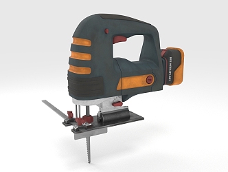 Jigsaw knife saw electric saw table saw power tools 3d model