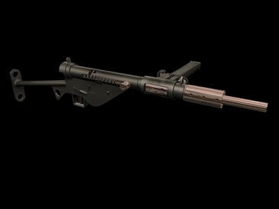 submachine gun 3d model