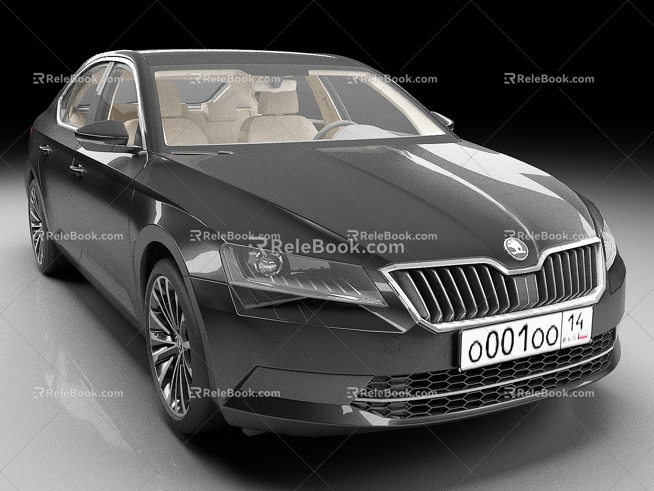 Skoda Supai Haorui Car 3d model