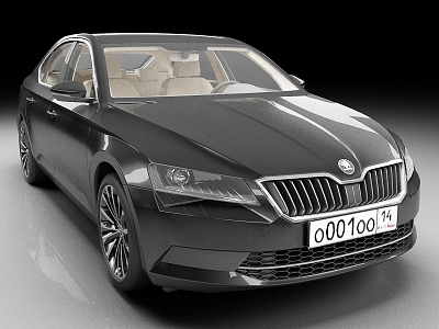 Skoda Supai Haorui Car 3d model