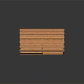 Sturdy Wooden Shelf Equipment with Open Design and Multiple Layers for Storage