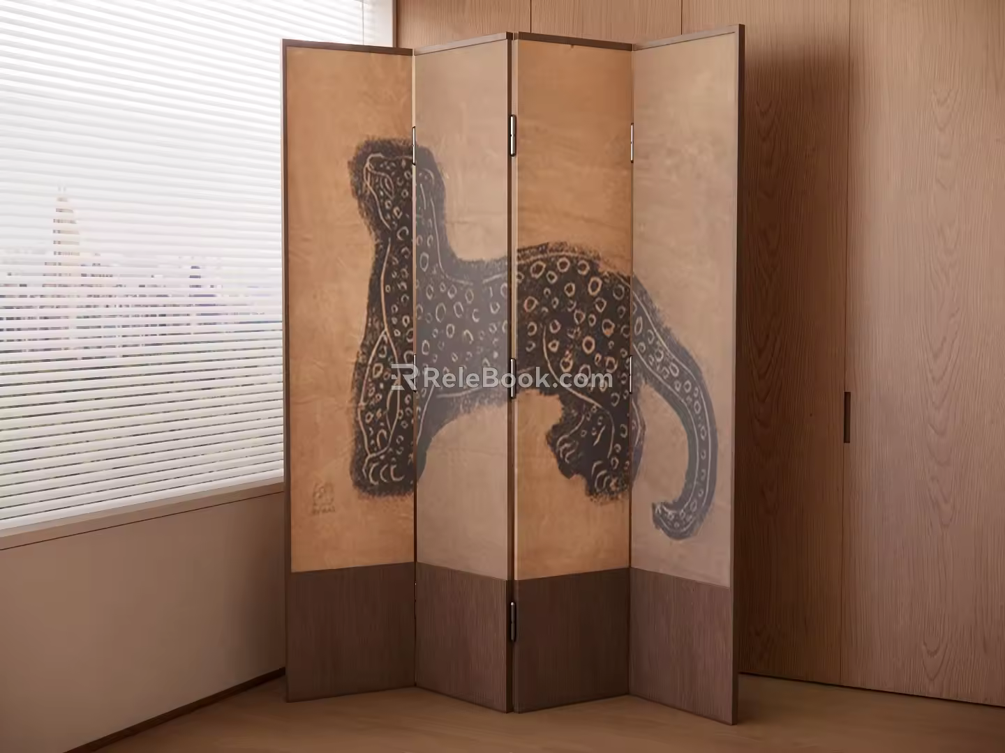 Middle Ancient Screen 3d model