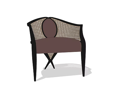 Modern single chair 3d model