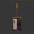 Orange Electric Guitar And Amplifier Musical Equipment With Modern Design Features