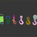 Industrial Metal Hardware Equipment With Spring Hooks Shackles And Eye Bolts