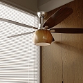 Middle-style fan lamp ceiling fan lamp electric fan lamp restaurant fan lamp 3d model