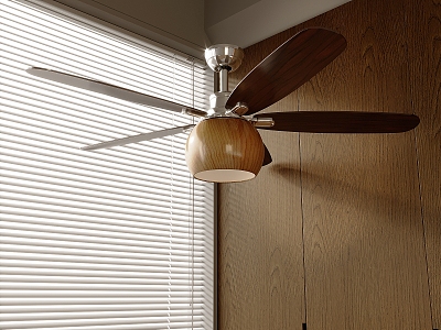 Middle-style fan lamp ceiling fan lamp electric fan lamp restaurant fan lamp 3d model