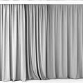 Layered Beige Brown And White Curtains With Sheer Linen Fabric For Room Decor