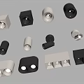 Modern Downlights and Spotlights with Various Styles and Black White Colors