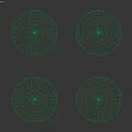 Gold Metallic Round Components With Shiny Surface And Small Ring Accessories