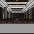 Spacious Elegant Business Conference Room With Professional Presentation Facilities And Comfortable Well Arranged Seats