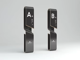 Modern Guide Card Guide 3d model