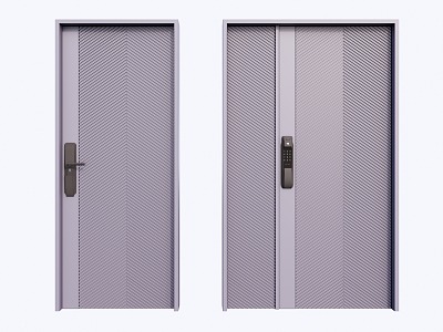 Modern Home Door 3d model