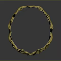 Elegant Golden Crown With Intricate Geometric Ornamental Fashion Accessory Design