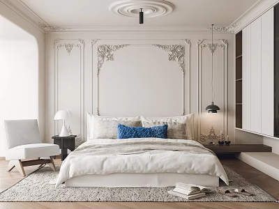 French Bedroom 3d model
