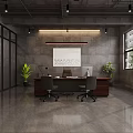 Modern Industrial Open Office Space With Neat Workstations And Ergonomic Mesh Comfortable Office Chairs
